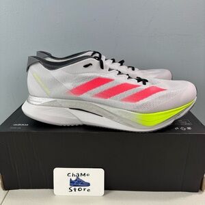 Adidas Adizero Boston 12 Running Shoes Ekiden Pack Gray Red JI4472 Men's Sz 11